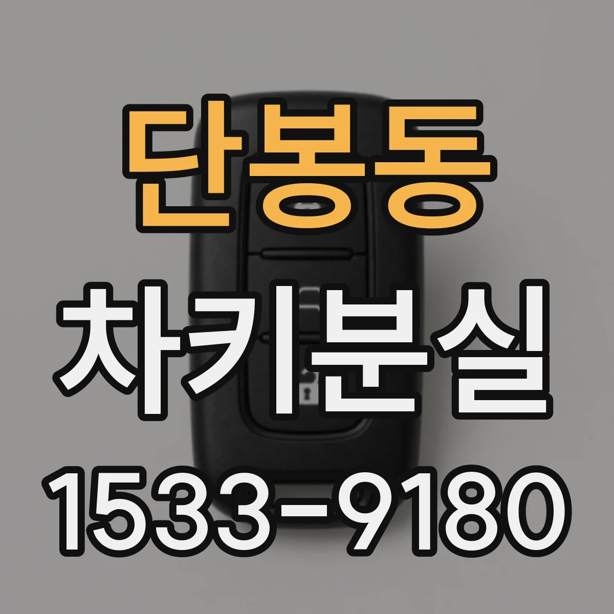 단봉동 차키분실