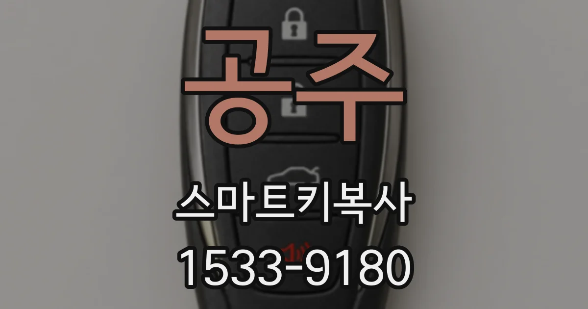 공주 스마트키복사