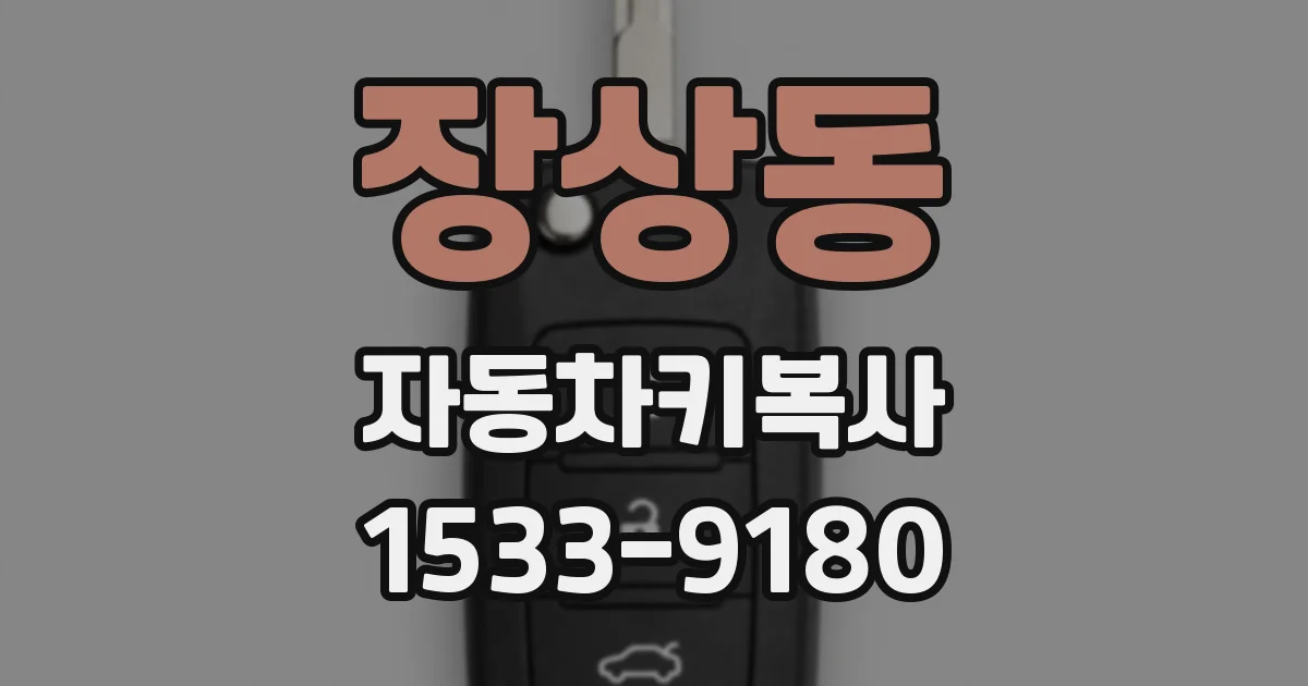 장상동 자동차키복사