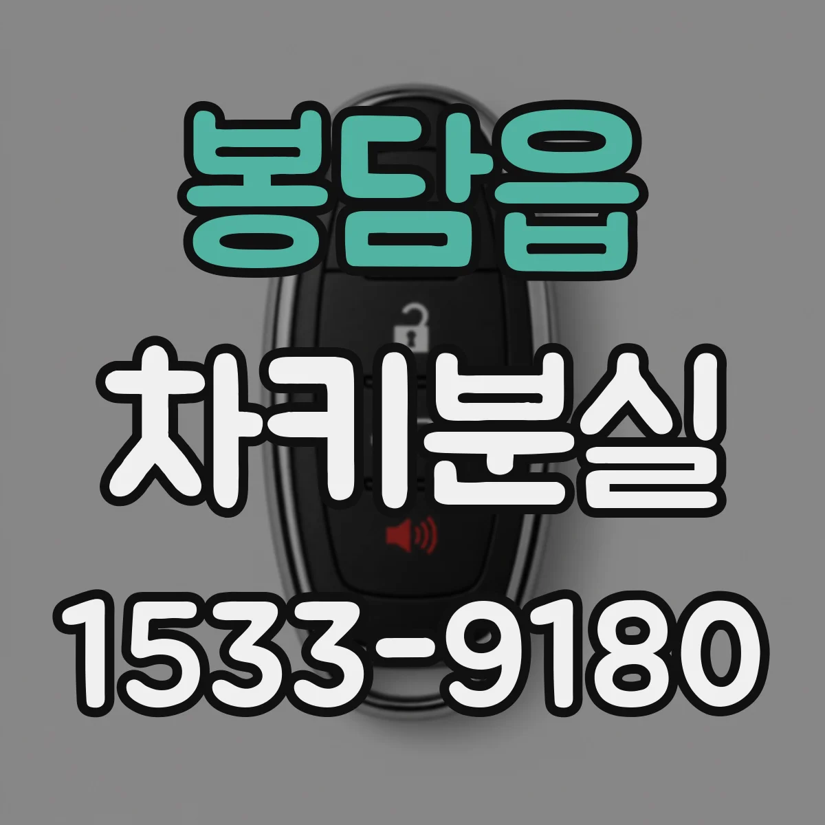 봉담읍 차키분실