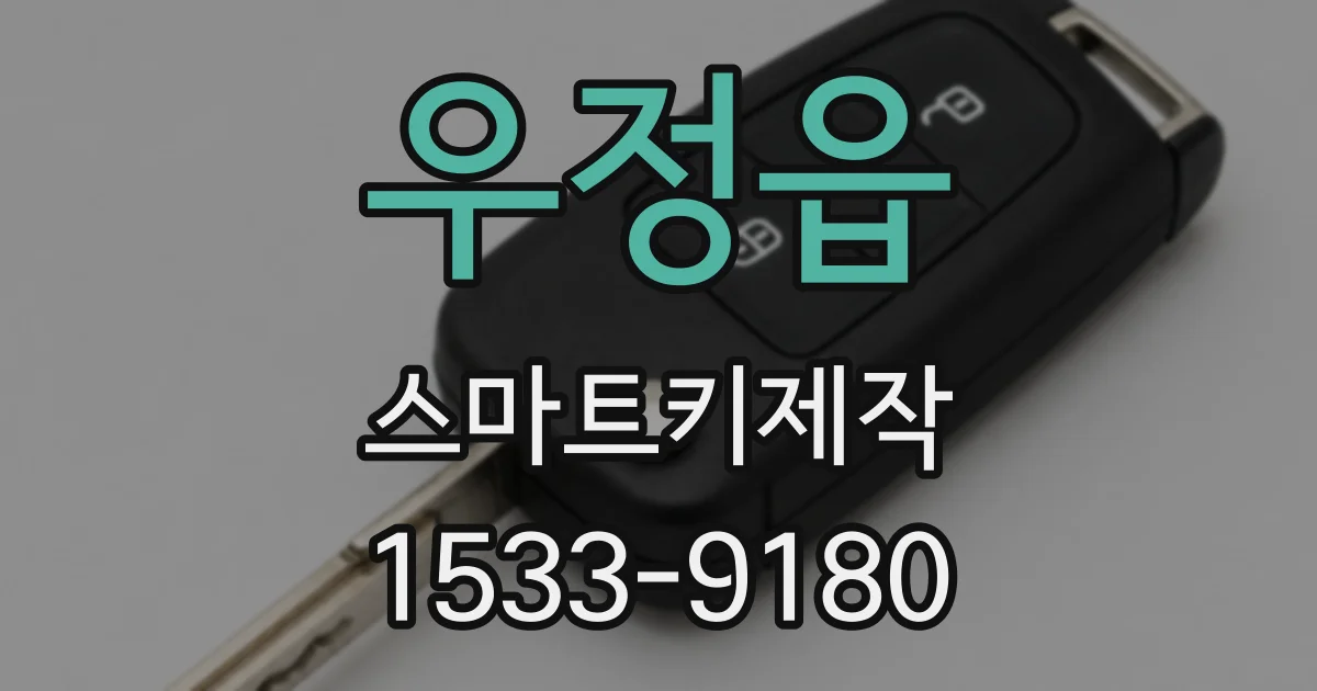 우정읍 스마트키제작
