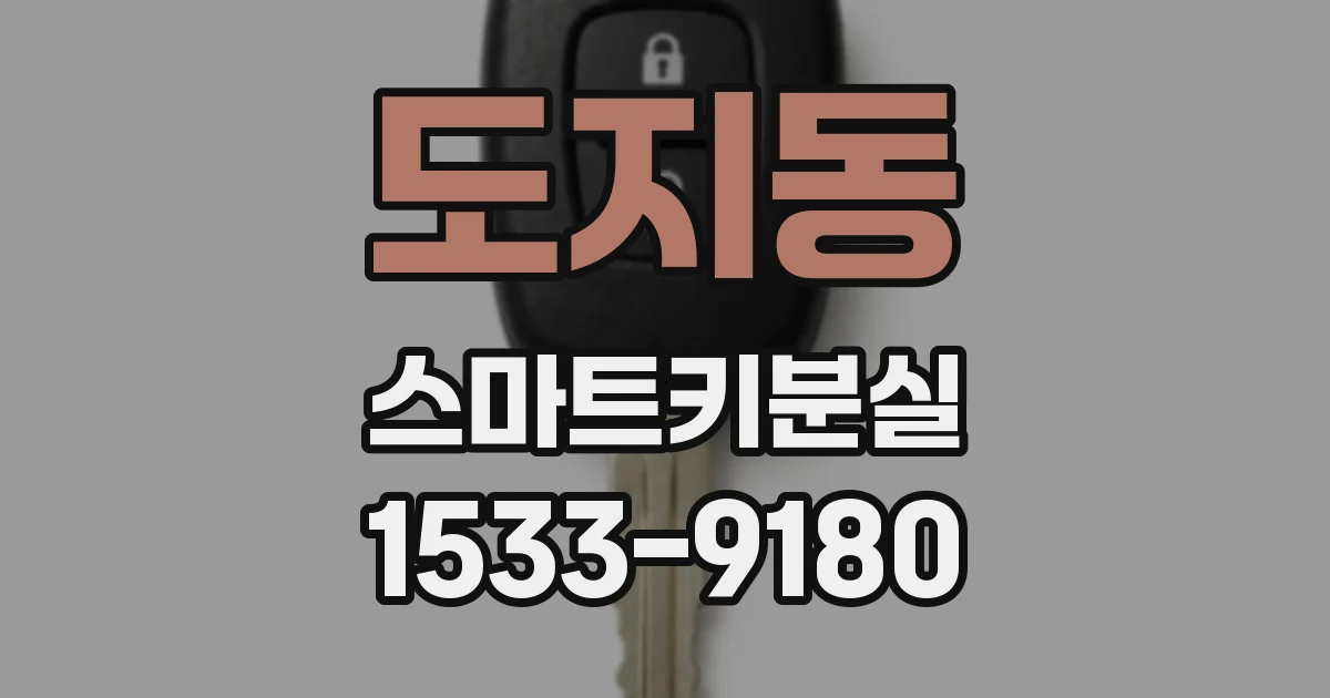 도지동 스마트키분실