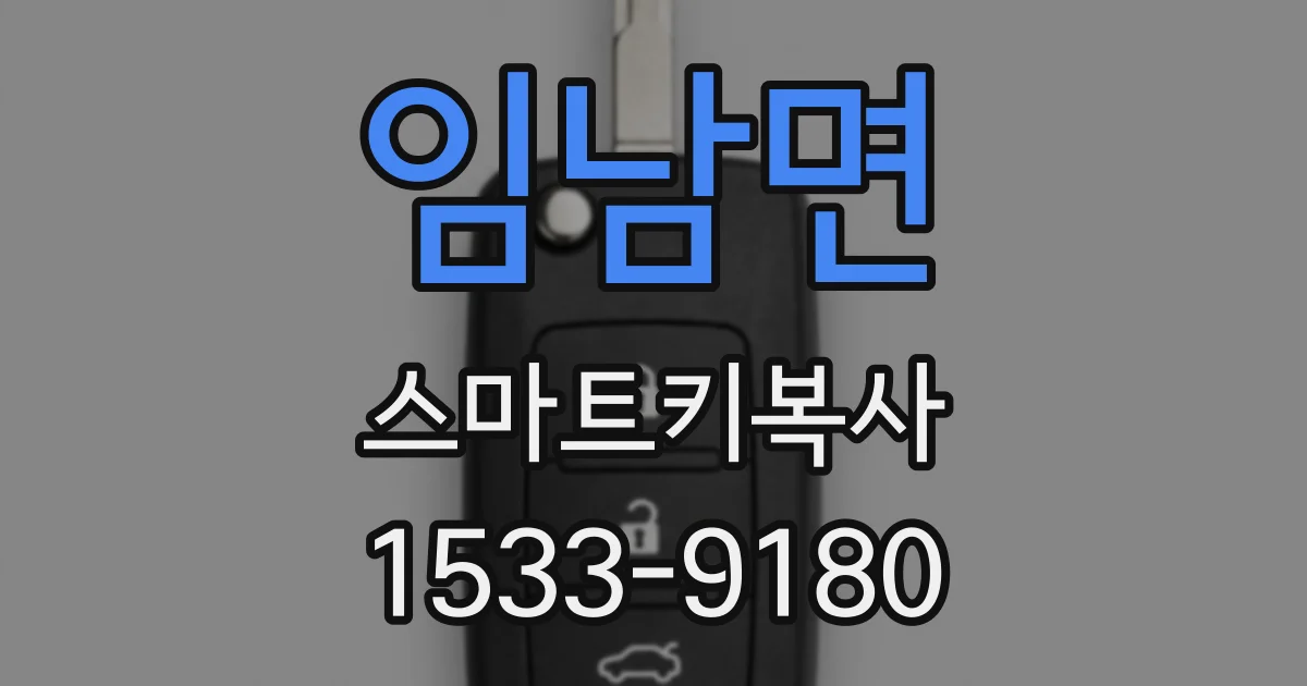 임남면 스마트키복사