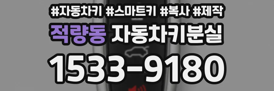 적량동 자동차키분실