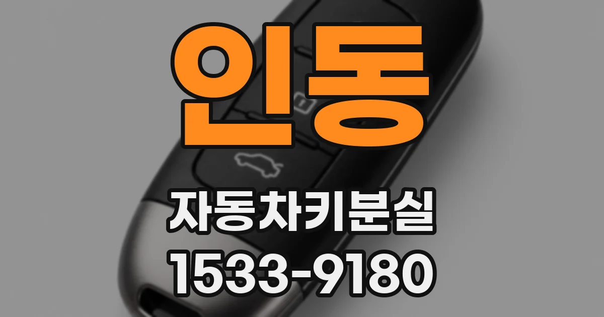 인동 자동차키분실