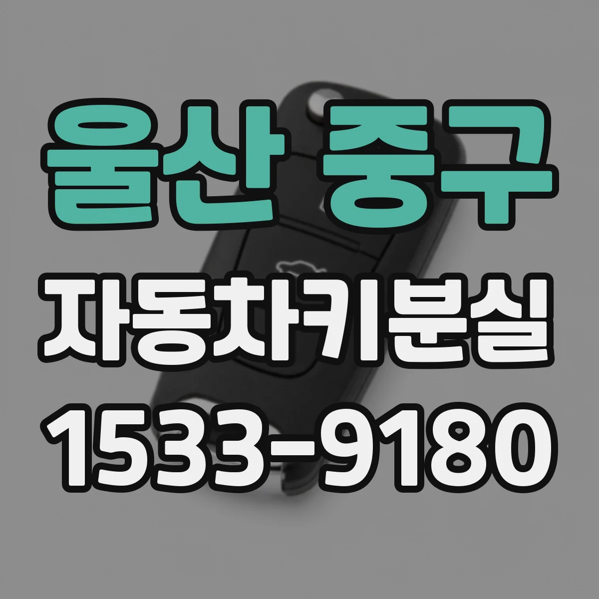 울산 중구 자동차키분실