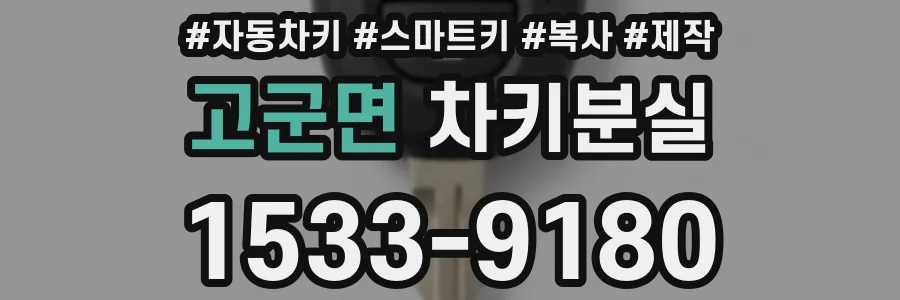 고군면 차키분실