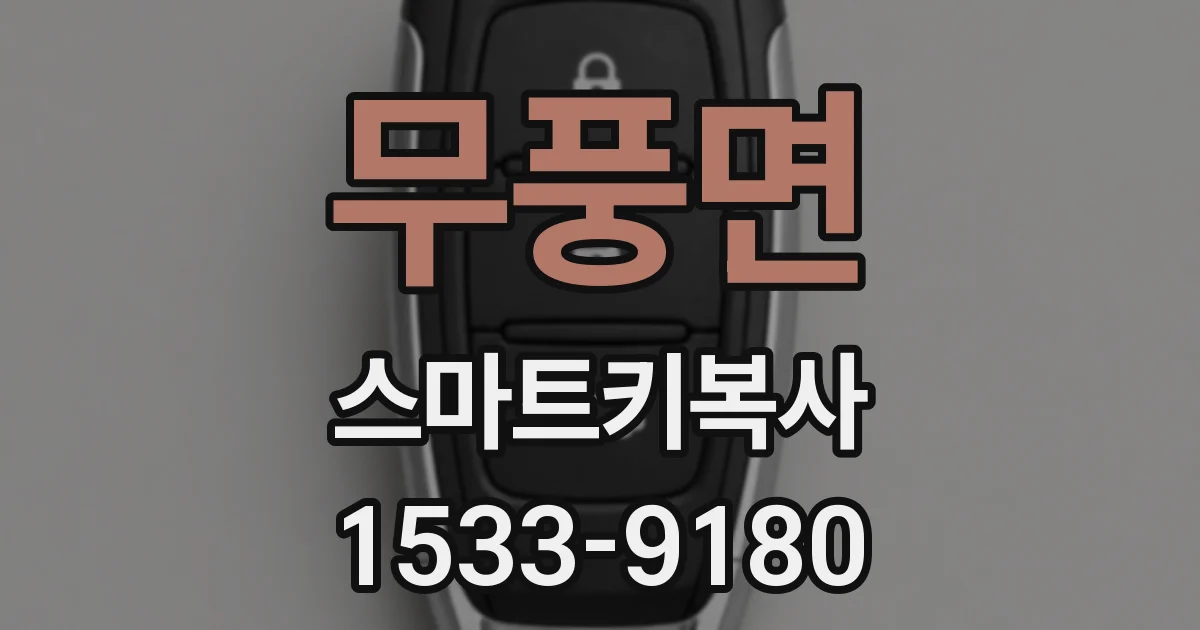 무풍면 스마트키복사