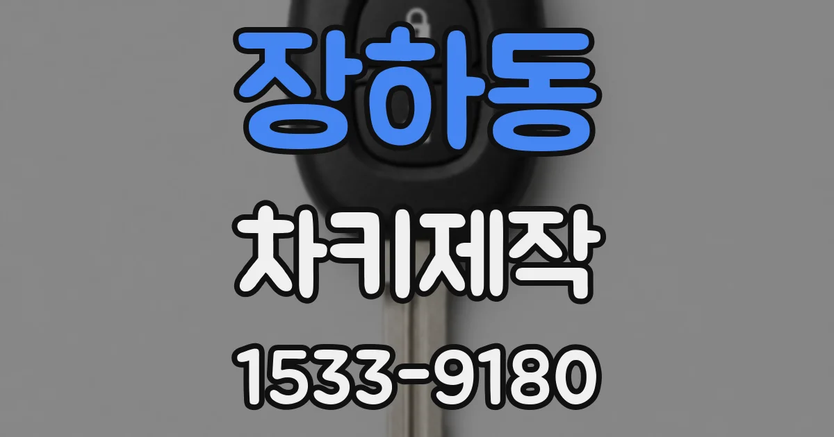 장하동 차키제작