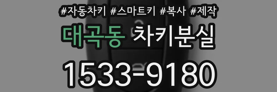 대곡동 차키분실