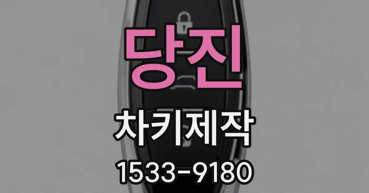 당진 차키제작