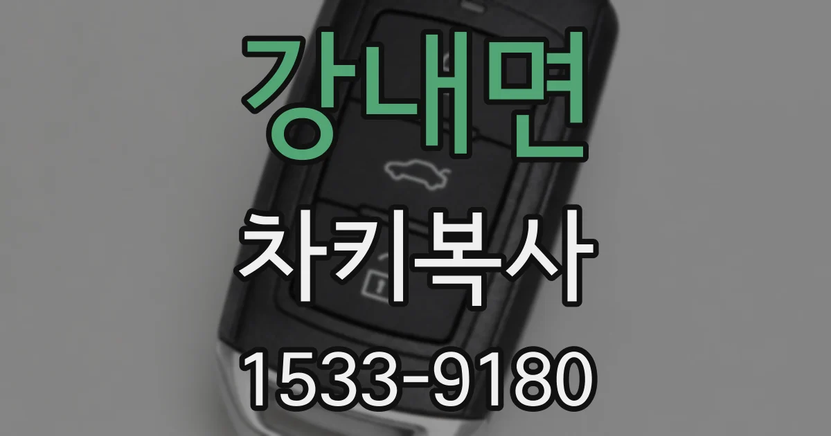 강내면 차키복사