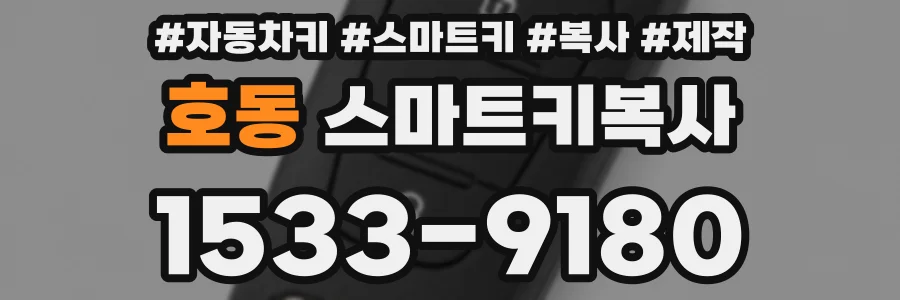 호동 스마트키복사