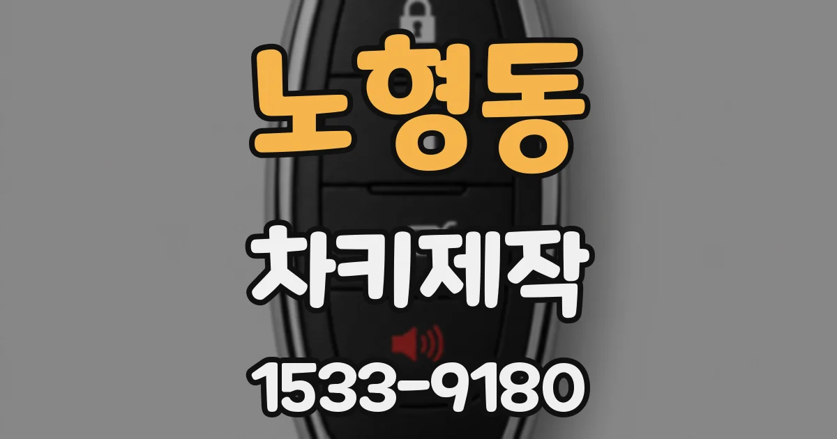 노형동 차키제작