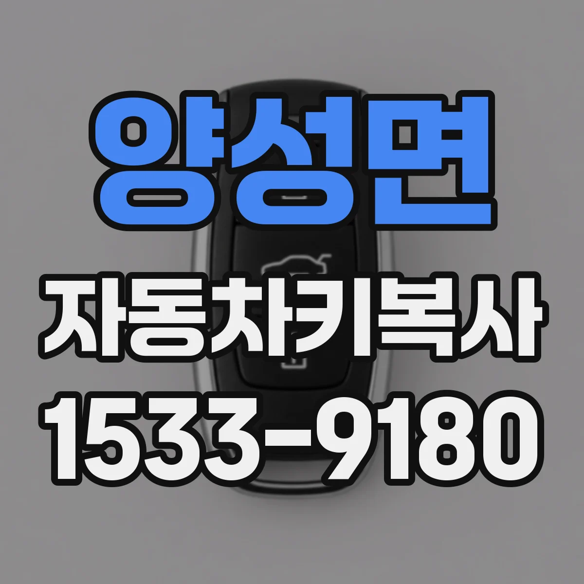 양성면 자동차키복사