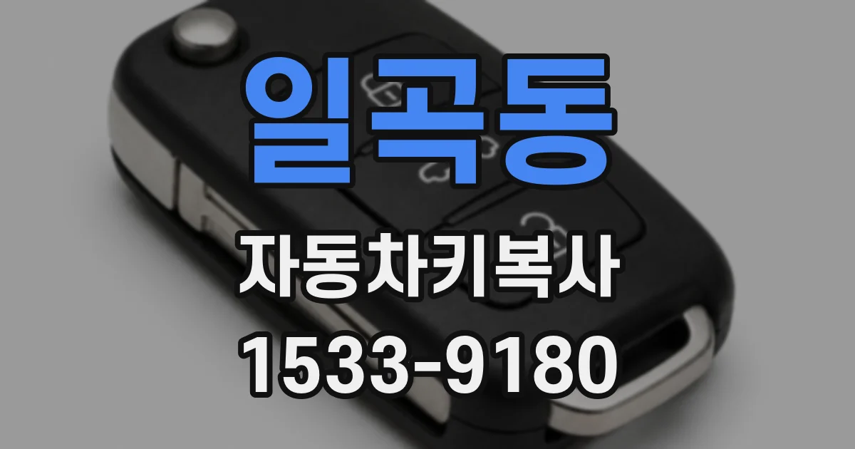 일곡동 자동차키복사