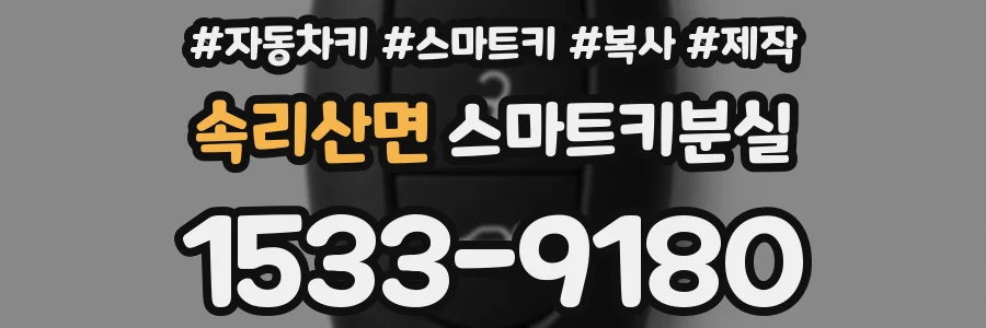 속리산면 스마트키분실