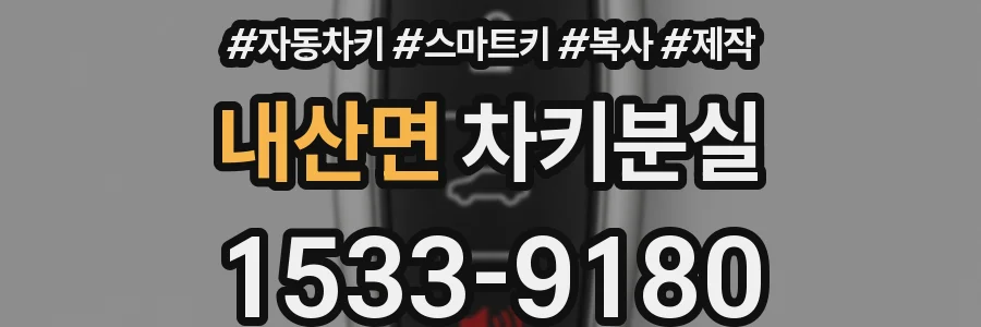 내산면 차키분실