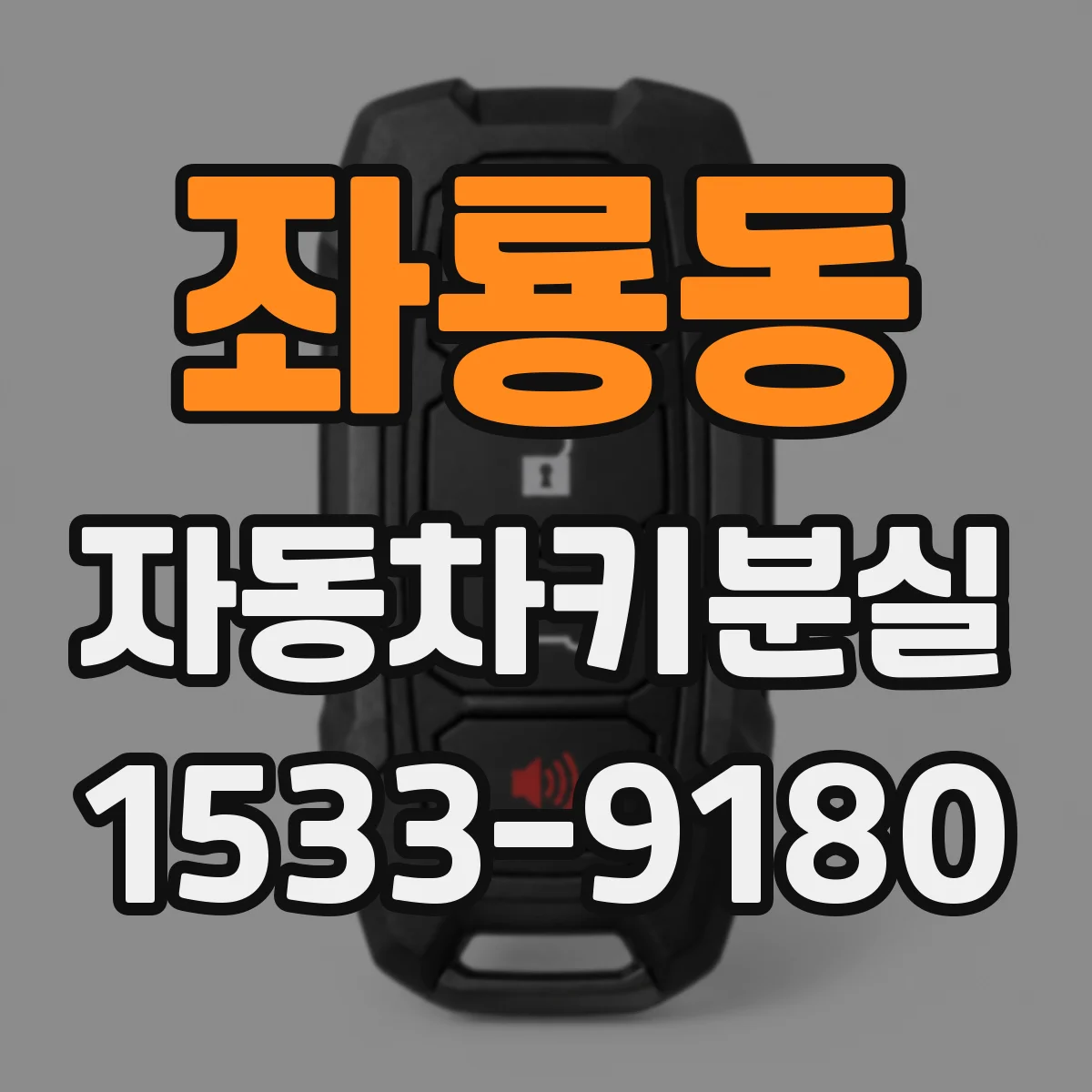 좌룡동 자동차키분실