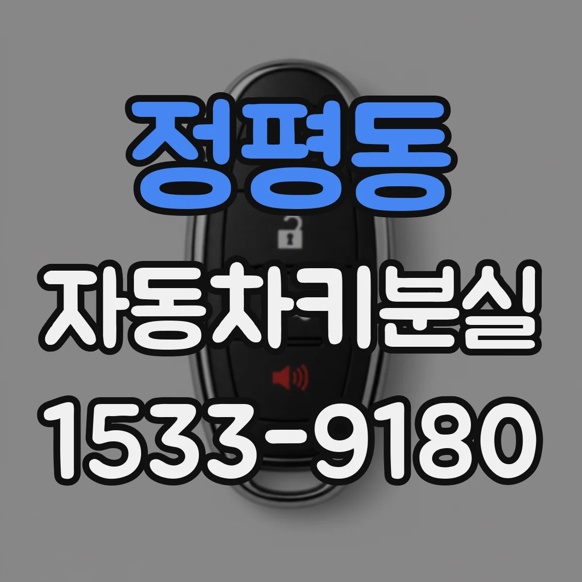 정평동 자동차키분실