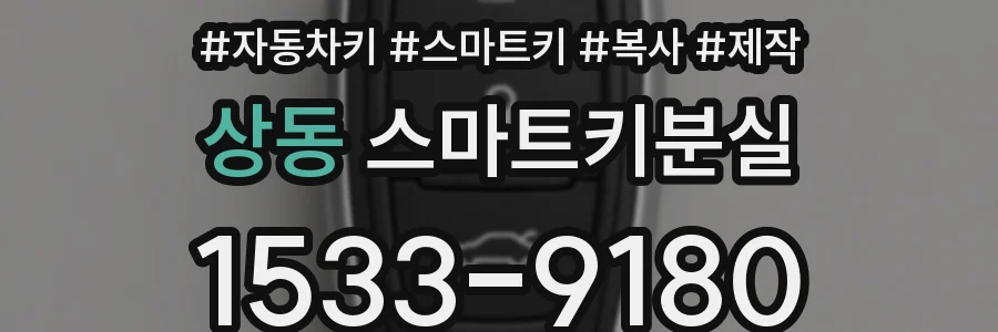 상동 스마트키분실