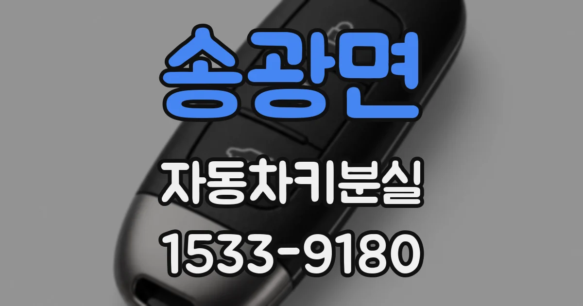 송광면 자동차키분실