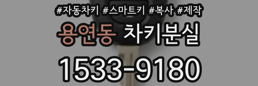 용연동 차키분실