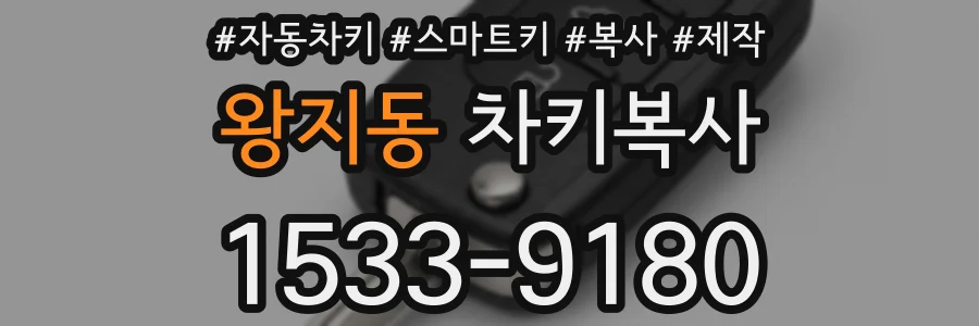 왕지동 차키복사