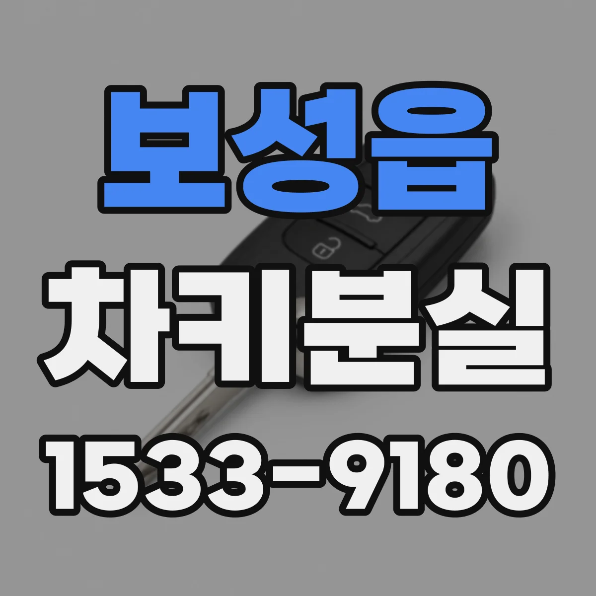 보성읍 차키분실