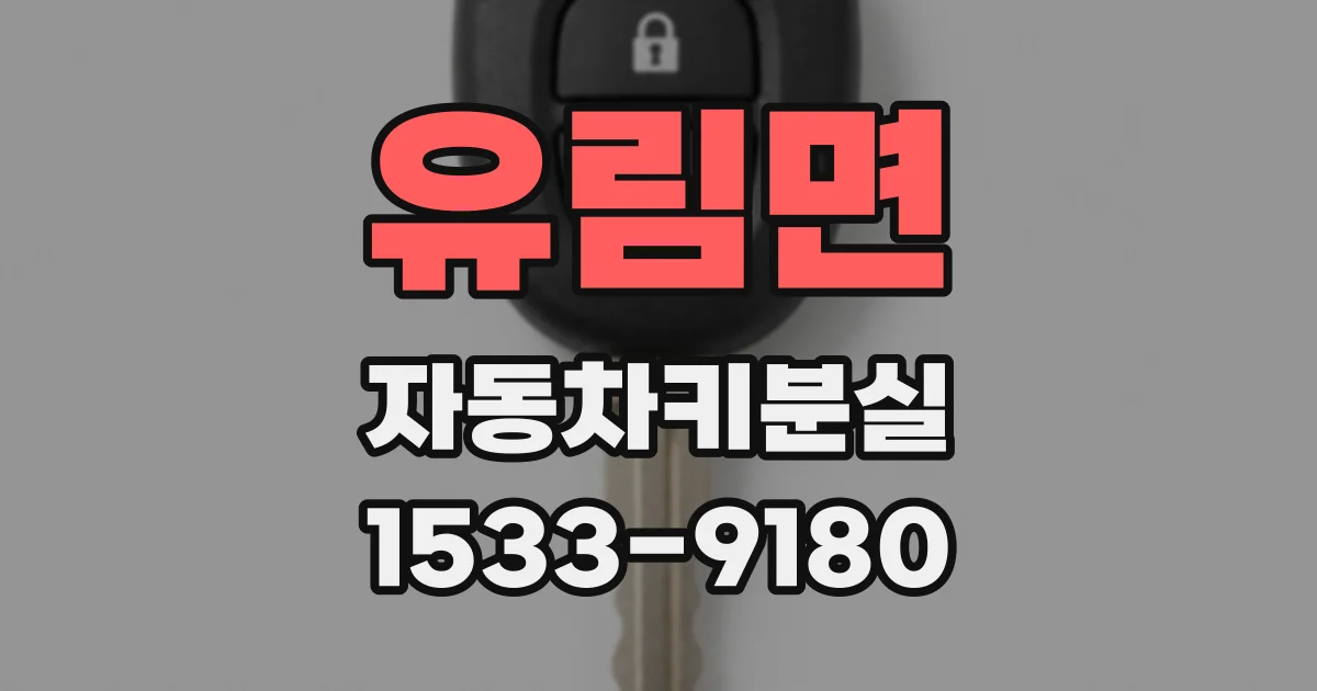유림면 자동차키분실