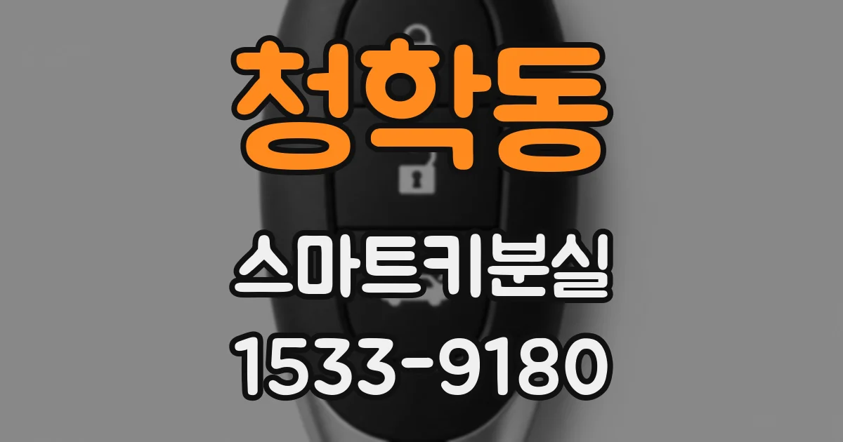 청학동 스마트키분실