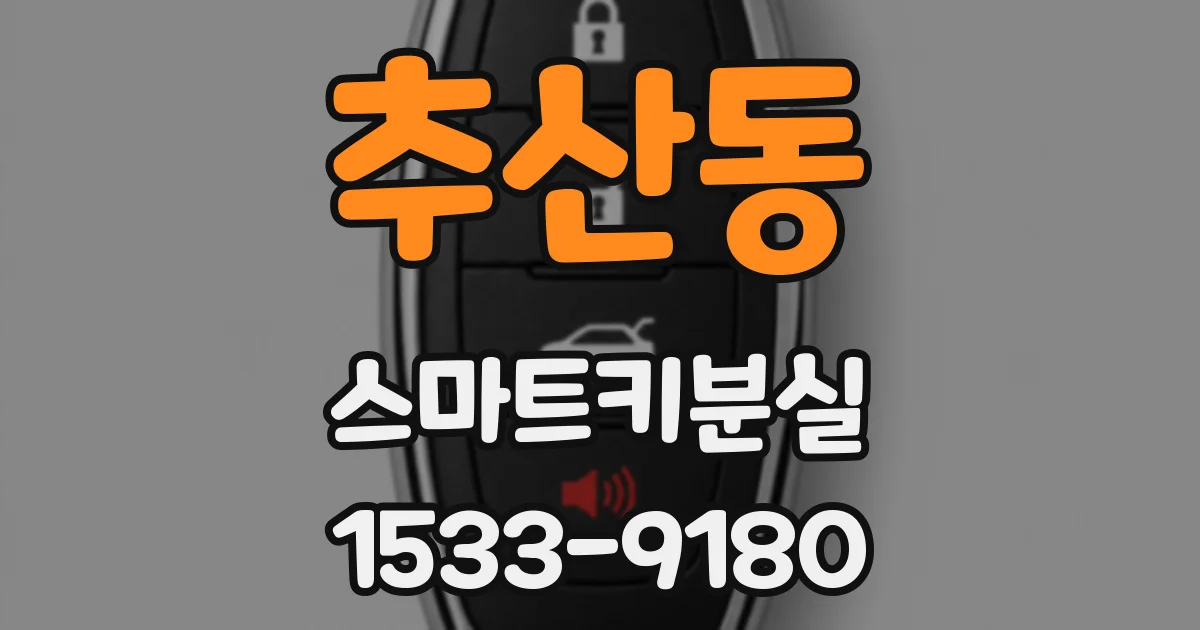 추산동 스마트키분실
