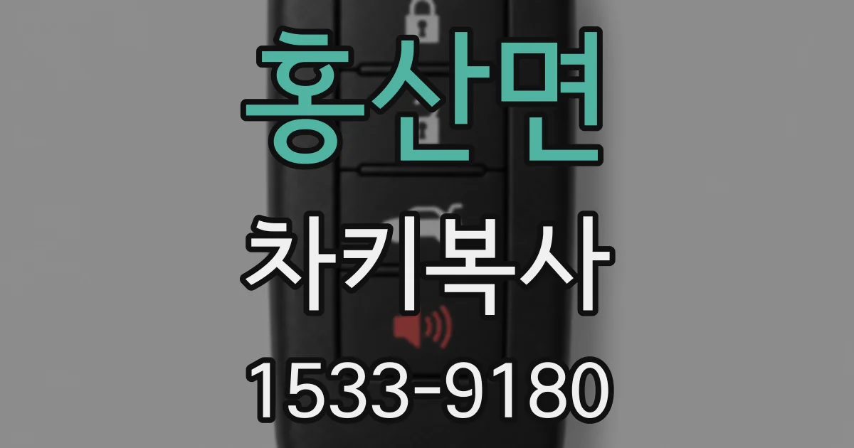 홍산면 차키복사