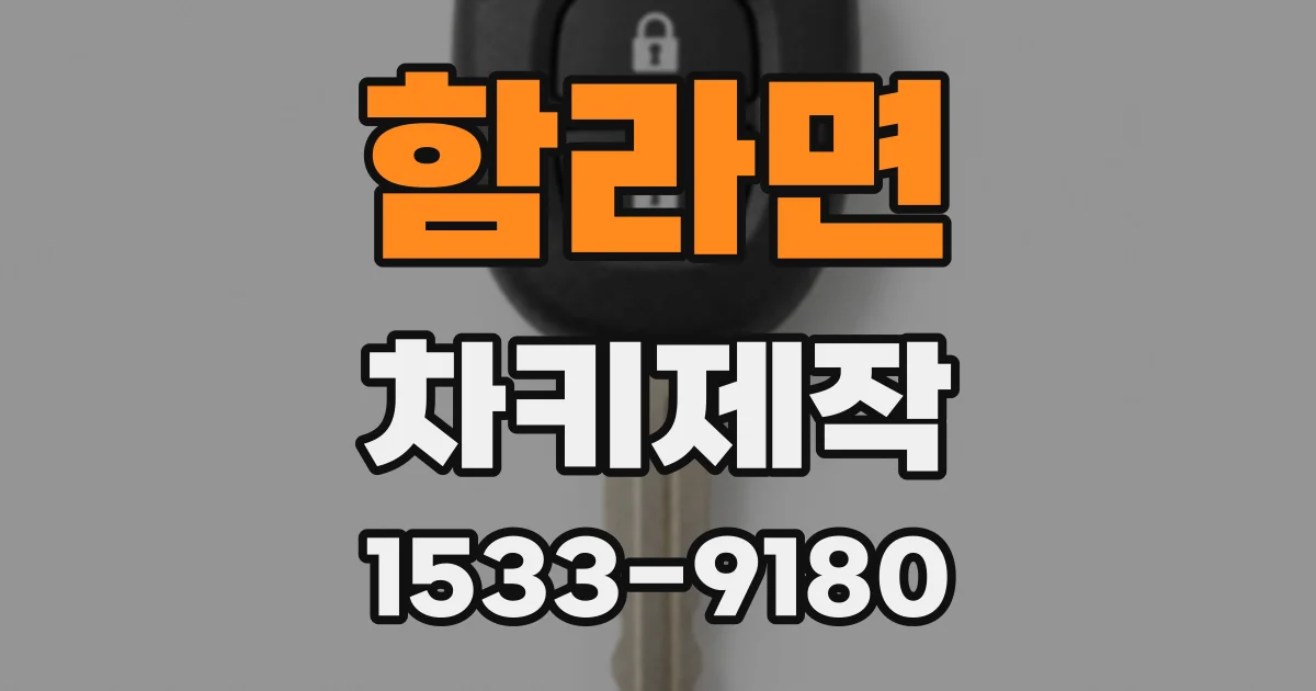 함라면 차키제작