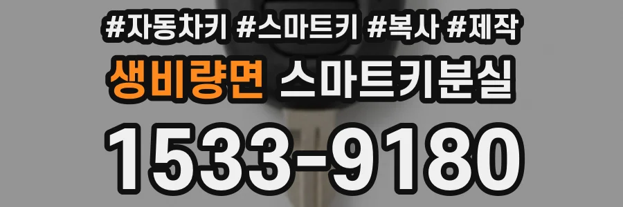 생비량면 스마트키분실
