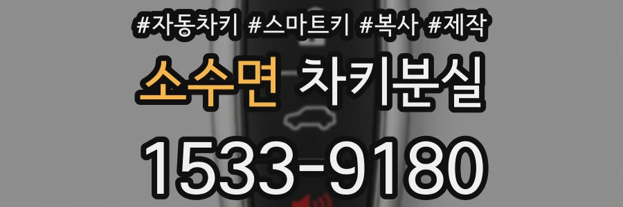 소수면 차키분실