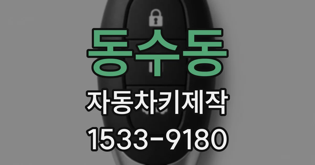 동수동 자동차키제작