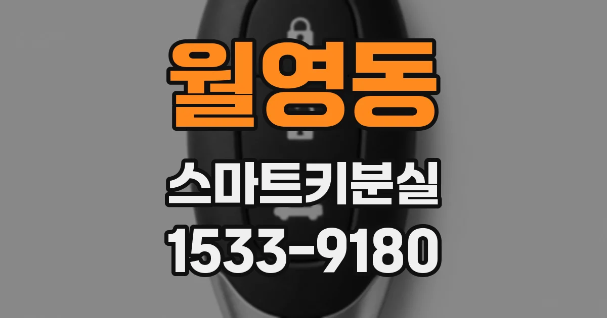 월영동 스마트키분실