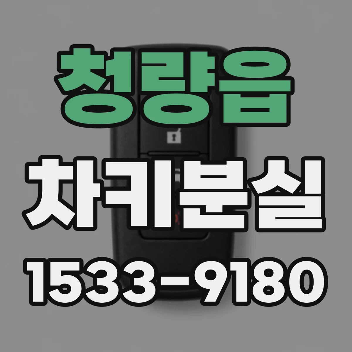 청량읍 차키분실