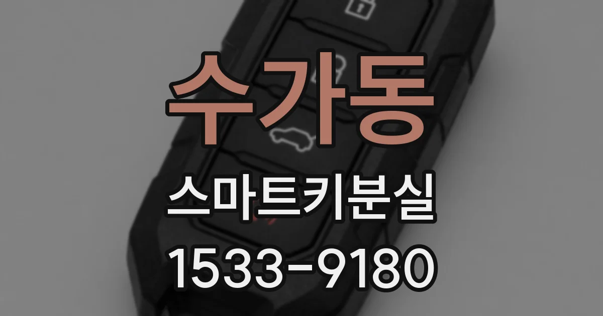 수가동 스마트키분실