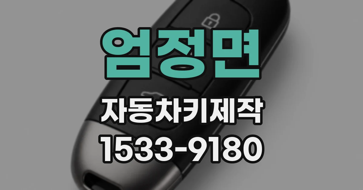 엄정면 자동차키제작