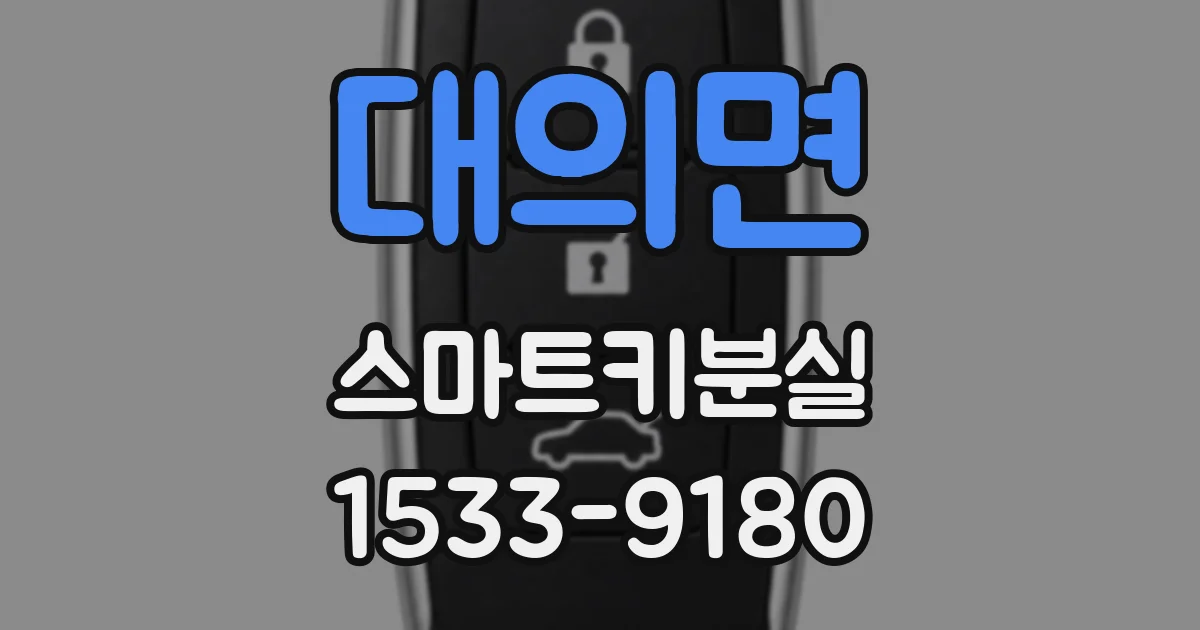 대의면 스마트키분실
