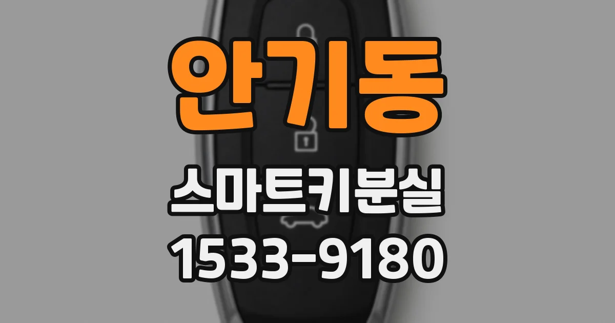 안기동 스마트키분실