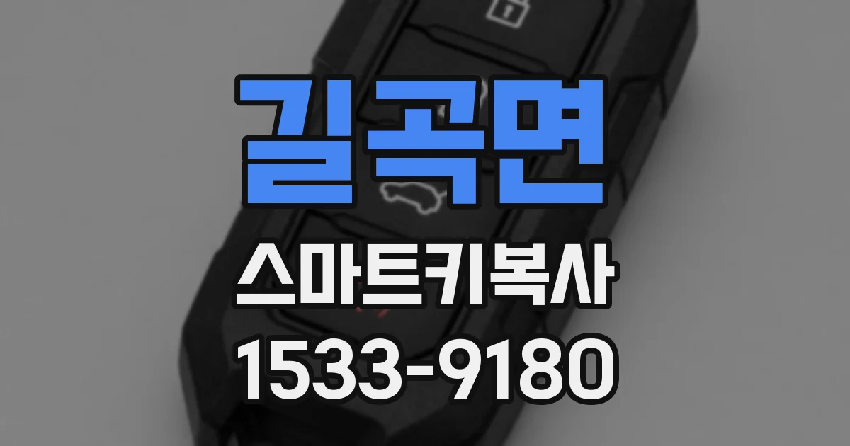 길곡면 스마트키복사