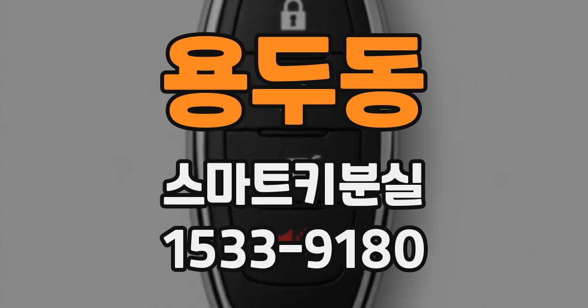 용두동 스마트키분실