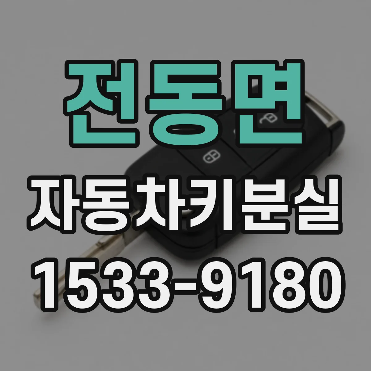 전동면 자동차키분실