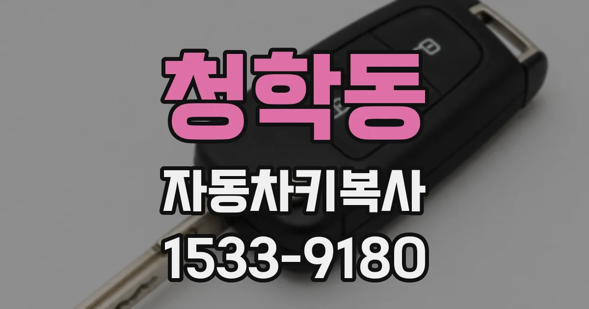 청학동 자동차키복사
