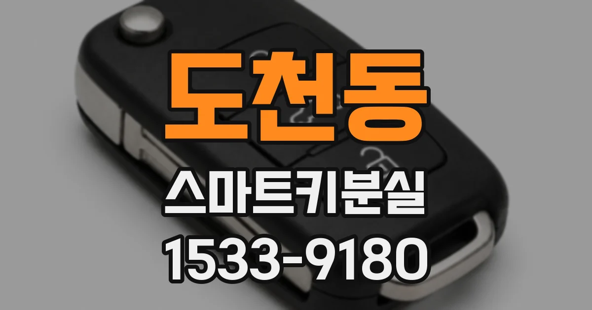도천동 스마트키분실