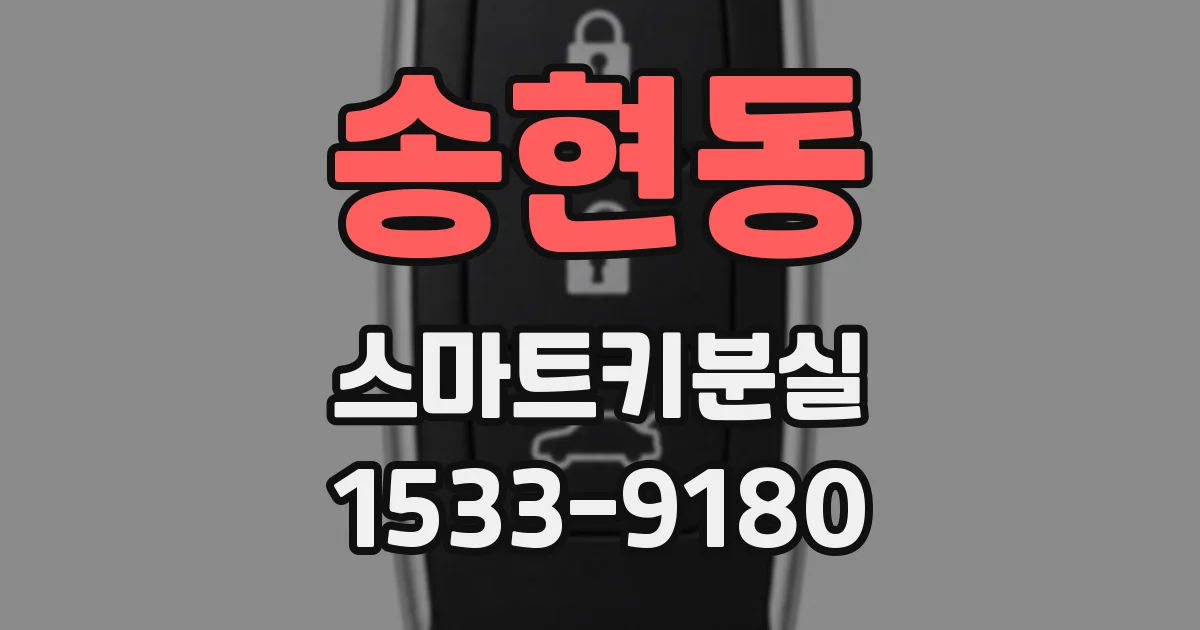 송현동 스마트키분실