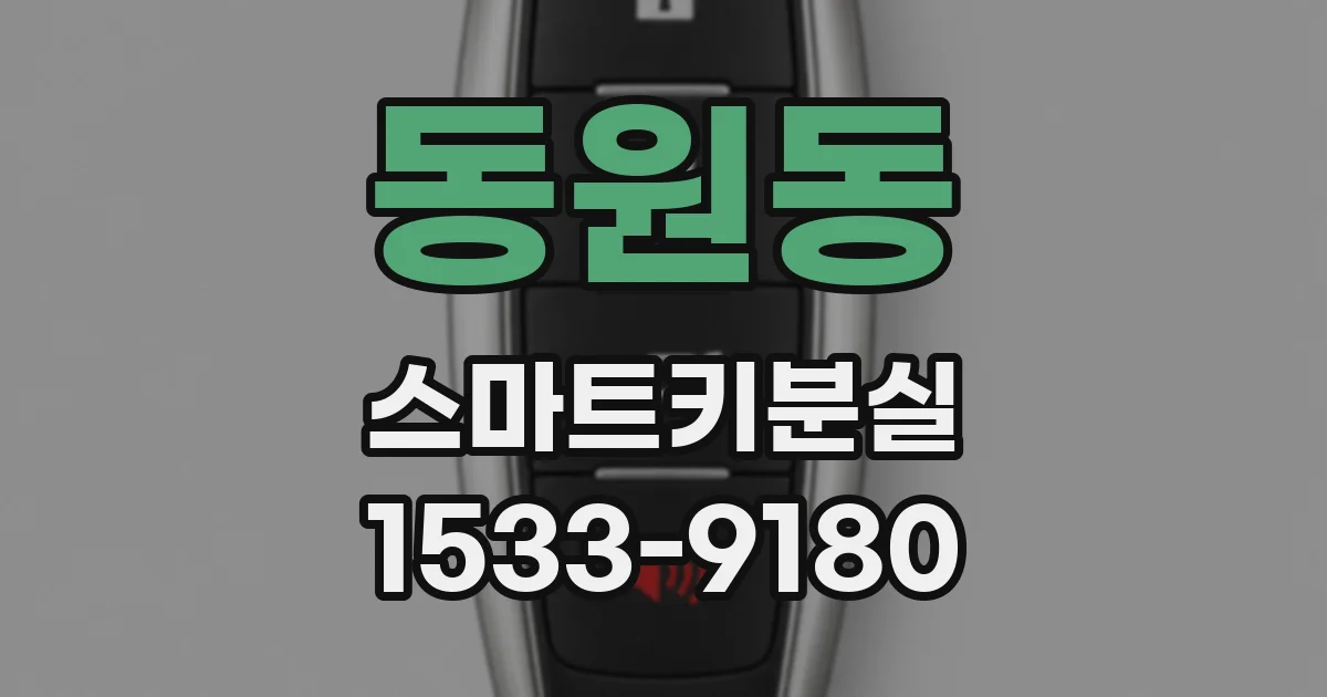 동원동 스마트키분실